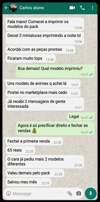 Depoimento Carlos — WhatsApp
