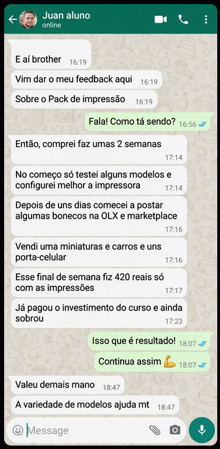 Depoimento Juan — WhatsApp